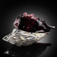 Glass Conch Shell Statue/Paperweight by SPI Home/San Pacific Int'l 76010   312043021478